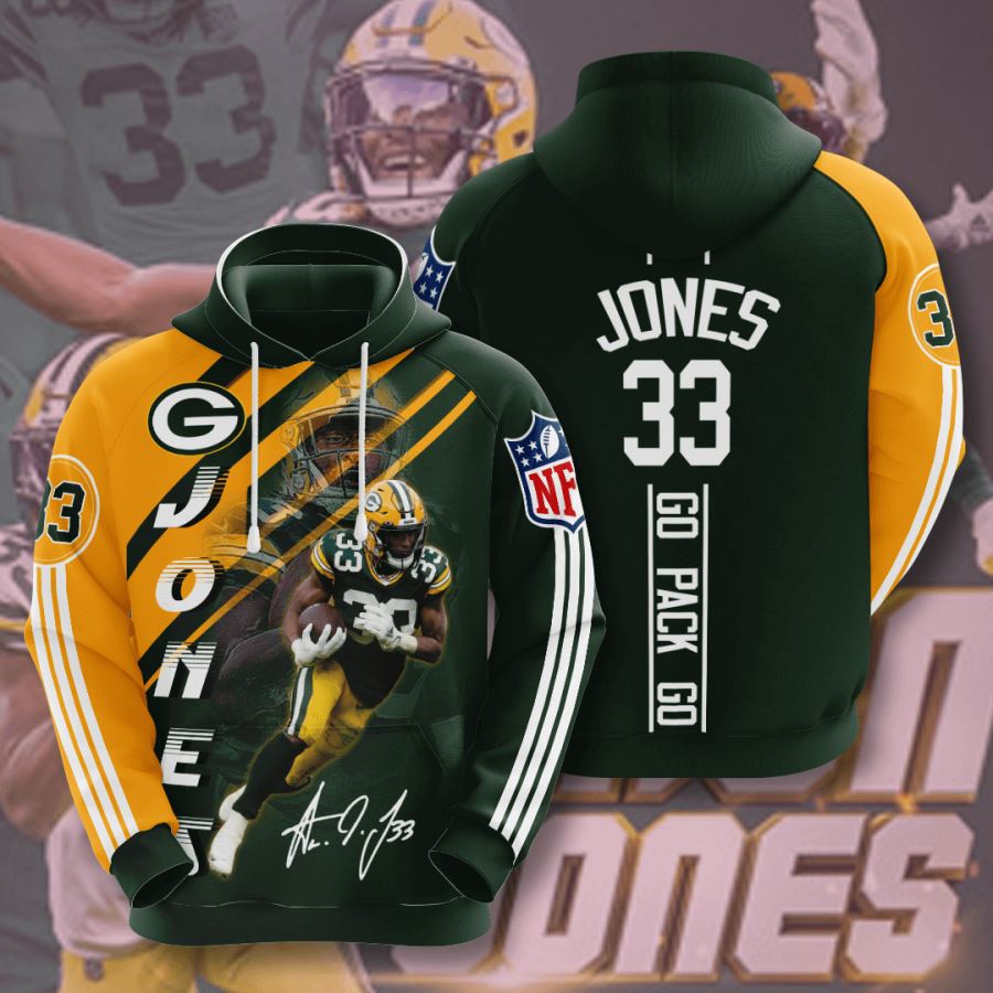 Green Bay Packers Custom Sport All Over Print Hoodie 3D 2