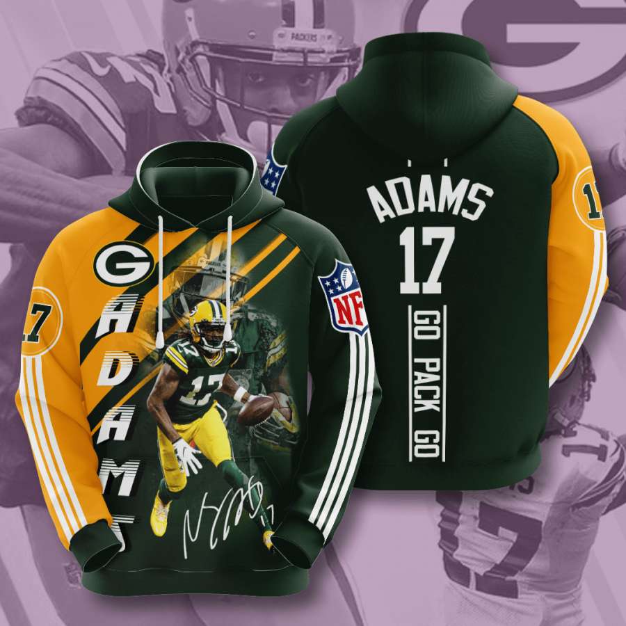 Green Bay Packers Custom Sport All Over Print Hoodie 3D 4