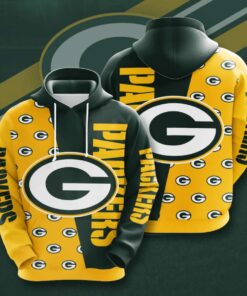 Green Bay Packers Custom Sport All Over Print Hoodie 3D 6