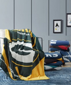 Green Bay Packers Fleece Blanket Sherpa Blanket Quilt Gift