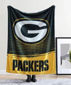 Green Bay Packers Fleece Blanket Sherpa Blanket Quilt Gifts for Fans