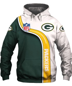 Green Bay Packers Hoodie 3D Cute Zip Hoodie Pullover Gift for Fans