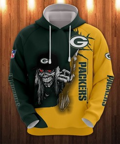 Green Bay Packers Hoodie Ultra Death Graphic Gift for Halloween