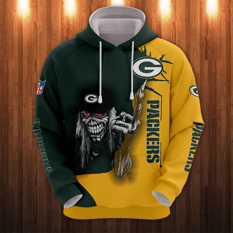 Green Bay Packers Hoodie Ultra Death Graphic Gift for Halloween