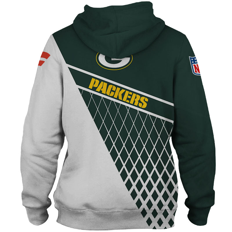 Green Bay Packers Hoodie Zip Hoodie Gift for Fan - Image 3