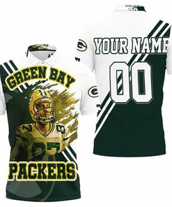 Green Bay Packers Jordy Nelson 87 For Fans Personalized 3D All Over Print Polo Shirt