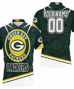 Green Bay Packers Legend Thanks Nfl Champion Personalized 3D All Over Print Polo Shirt