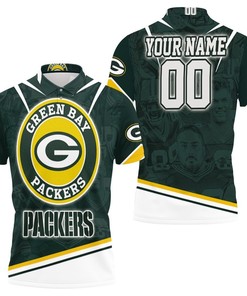 Green Bay Packers Legend Thanks Nfl Champion Personalized Polo Shirt All Over Print Shirt 3d T-shirt