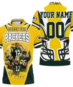 Green Bay Packers Logo Nfc North Champions Super Bowl 2021 Personalized Polo Shirt All Over Print Shirt 3d T-shirt