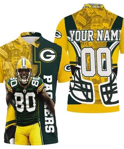 Green Bay Packers Nfl Donald Driver Great Player Best Team Personalized Polo Shirt All Over Print Shirt 3d T-shirt