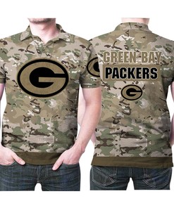 Green Bay Packers Nfl Football Team Logo Camouflage Color 3d Designed Allover Gift For Packers Fans Polo Shirt All Over Print Shirt 3d T-shirt