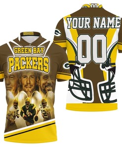 Green Bay Packers Qbs Bart Starr 15 Brett Favre 4 Aaron Rodgers 12 Poster For Fans Personalized Polo Shirt All Over Print Shirt 3d T-shirt