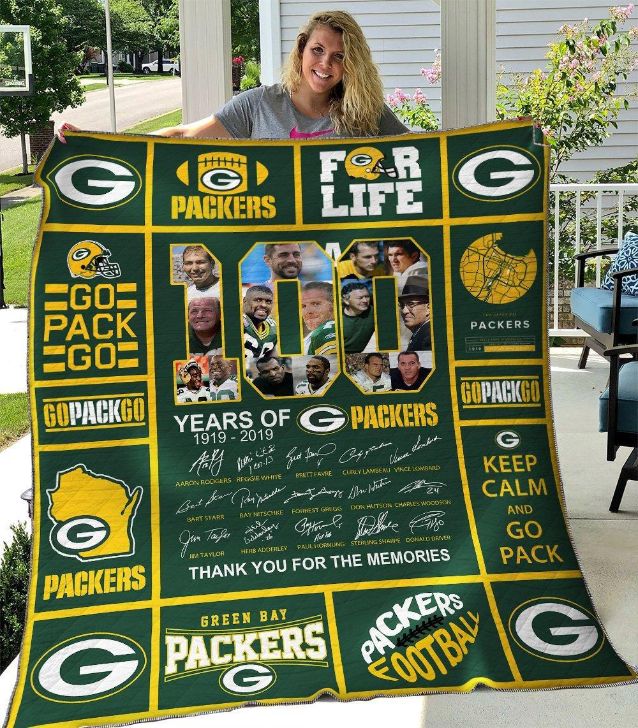 Green Bay Packers Quilt Blanket Bedding Set Gifts for Fans