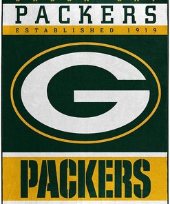 Green Bay Packers Sherpa Blanket Fleece Blanket Gifts for Nfl Fans