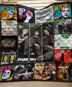 Green Day Quilt Blanket Bedding Set