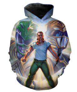 Green Power Ranger Tommy Epic Power Ranger Sport All Over Print Hoodie 3D