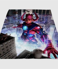 Greg Horn Galactus Sherpa Fleece Blanket Gifts for Family, for Couple