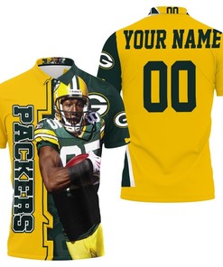 Greg Jennings Green Bay Packers Thanks Nfl Champion Nfc North Winner Personalized 3D All Over Print Polo Shirt
