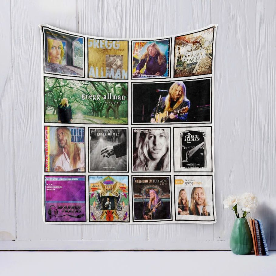 Gregg Allman Retro Quilt Blanket Bedding Set for Home Décor