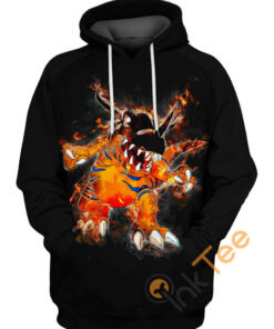 Greymon Digimon Hoodie 3D