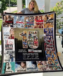 Grey's Anatomy Quilt Blanket Bedding Set