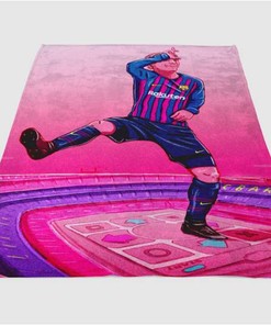 Griezmann Barcelona Wallpapers Sherpa Fleece Blanket Gifts for Family, for Couple