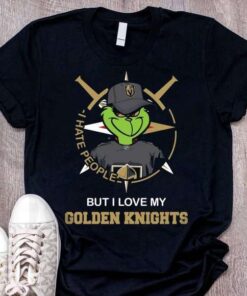 Grinch I Love Golden Knights T-Shirt