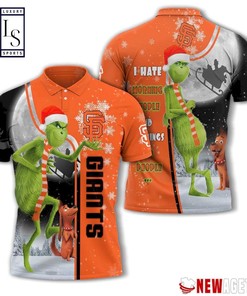 Grinch Stole San Francisco Giants in Christmas Polo Shirt