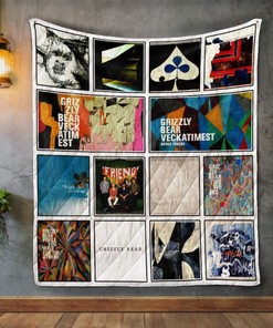 Grizzly Bear Albums Quilt Blanket Bedding Set for Home Décor