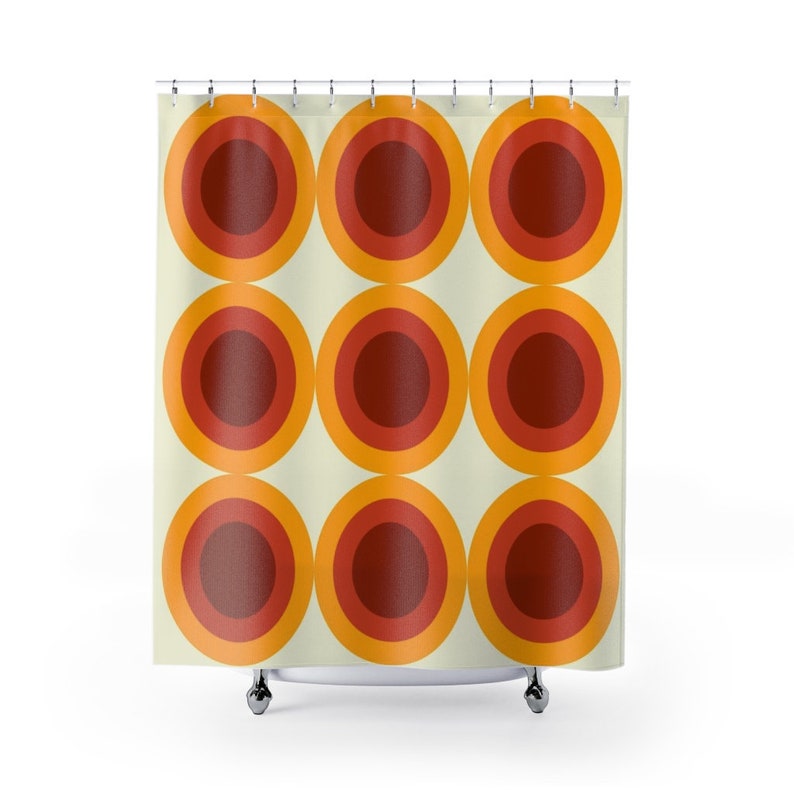 Groovy 60's 70's Hippie Shower Accessory Curtain - Image 2