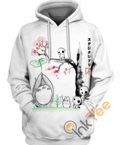 Growing Trees Sumi-e Hoodie 3D
