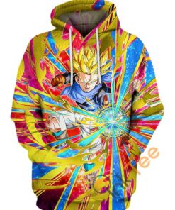 Growth Super Saiyan Trunks Hoodie 3D