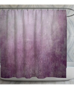 Grunge Shower Curtains, Canvas Texture Print Shower Curtain, Gray And Purple Shower Curtains, Purple Paint Art Shower Curtain