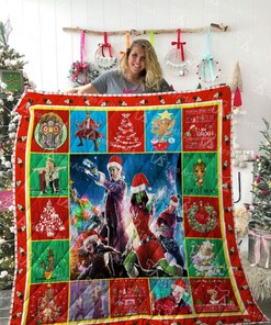 Guardians Of The Galaxy Christmas Version Quilt Blanket Bedding Set