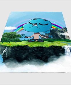 Gumball Meditation Sherpa Fleece Blanket Gifts for Family, for Couple