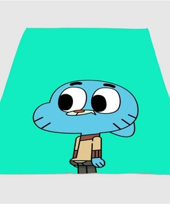 Gumball Watterson Sherpa Fleece Blanket Gifts for Family, for Couple