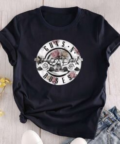 Guns N Roses Floral T-Shirt