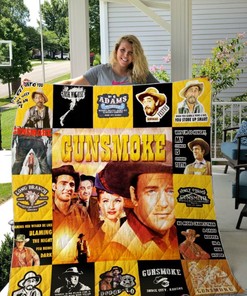 Gunsmoke For Fans Design Collection Quilt Blanket Bedding Set
