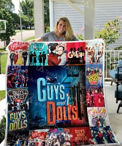 Guys And Dolls Combined Quilt Blanket Bedding Set