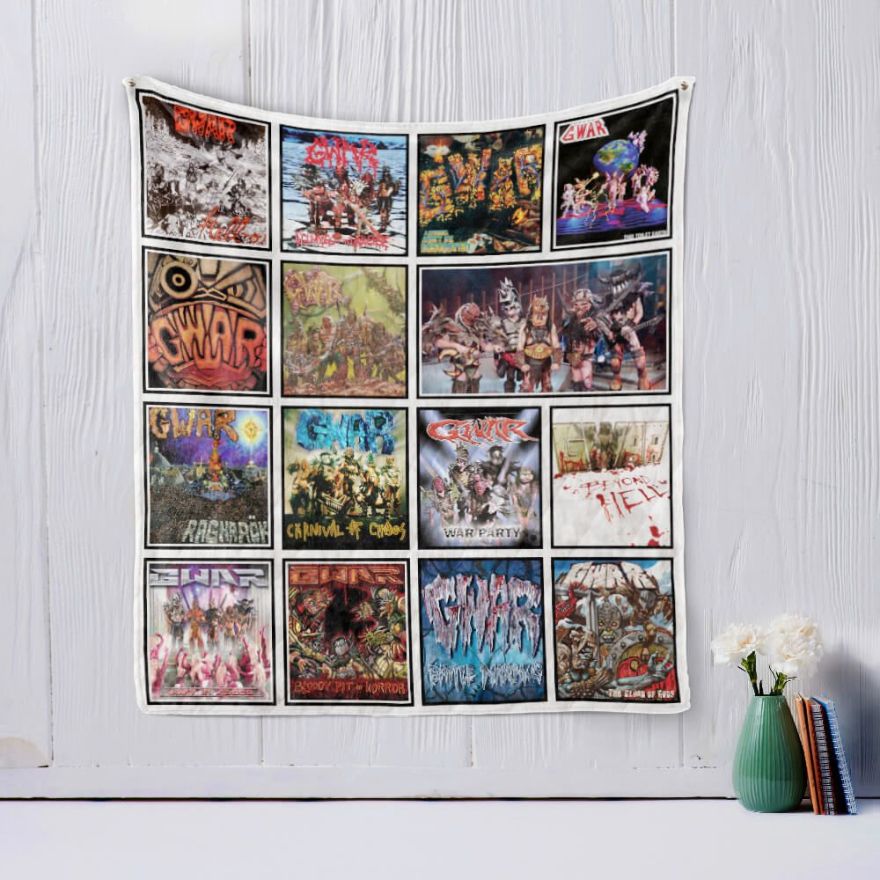 Gwar Band Vintage Quilt Blanket Bedding Set for Home Décor