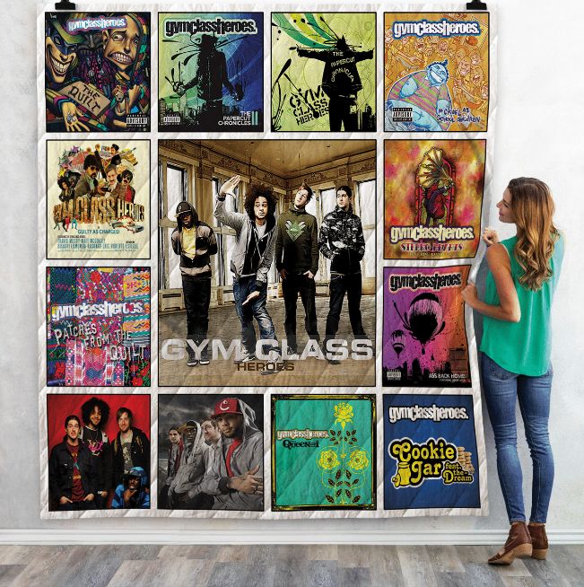 Gym Class Heroes Albums Collection Vintage Quilt Blanket Bedding Set