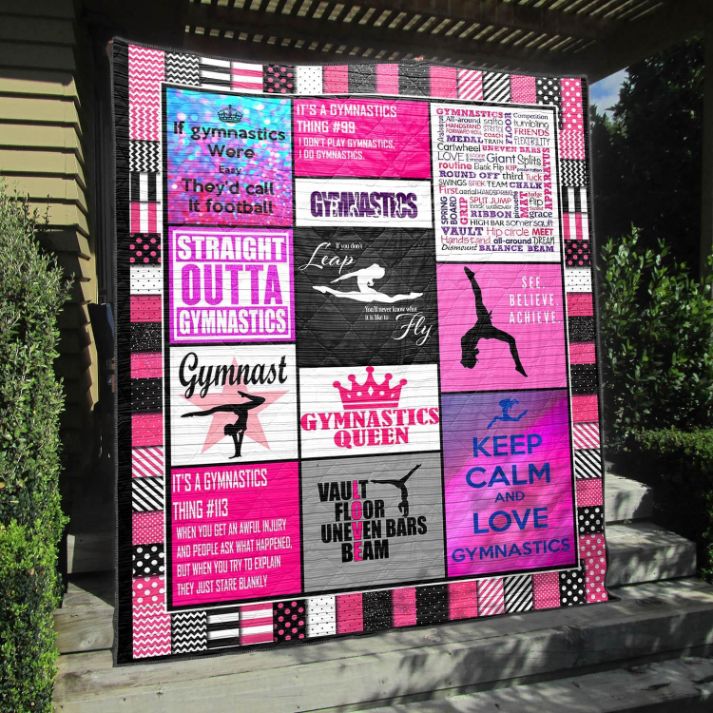 Gymnastics Queen Quilt Blanket Vh09 DUP