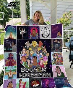 H Bojack Horseman Quilt Blanket Bedding Set for Home Décor