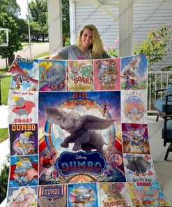 H Dumbo Quilt Blanket Bedding Set for Home Décor