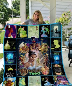 H The Princess And The Frog Quilt Blanket Bedding Set