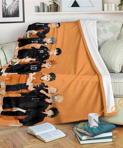 Haikyuu Sherpa Fleece Blanket Gifts for Family, for Couple