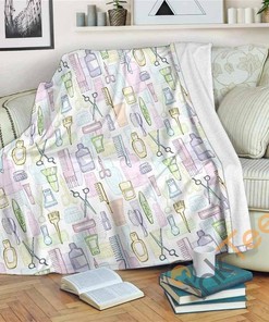 Hair Products Sherpa Fleece Blanket Gifts for Family, for Couple