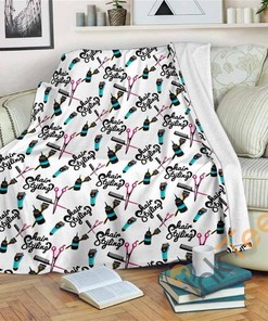Hair Stylinghairstylist Bestseller Sherpa Fleece Blanket Gifts for Family, for Couple