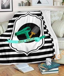 Hair Stylist Sherpa Fleece Blanket Gifts for Stylist