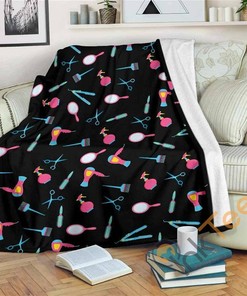Hair Tools Sherpa Fleece Blanket Gifts for Family, for Couple